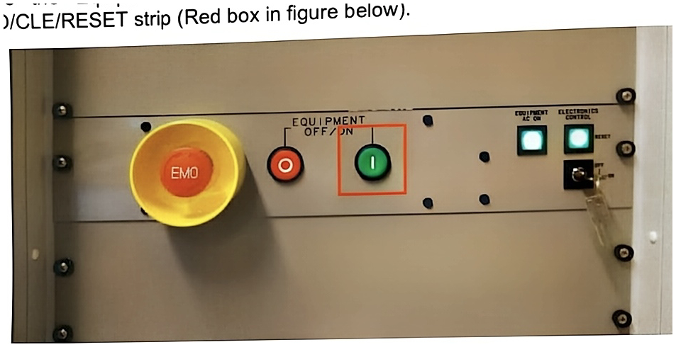 EMO/Electronic key/RESET strip