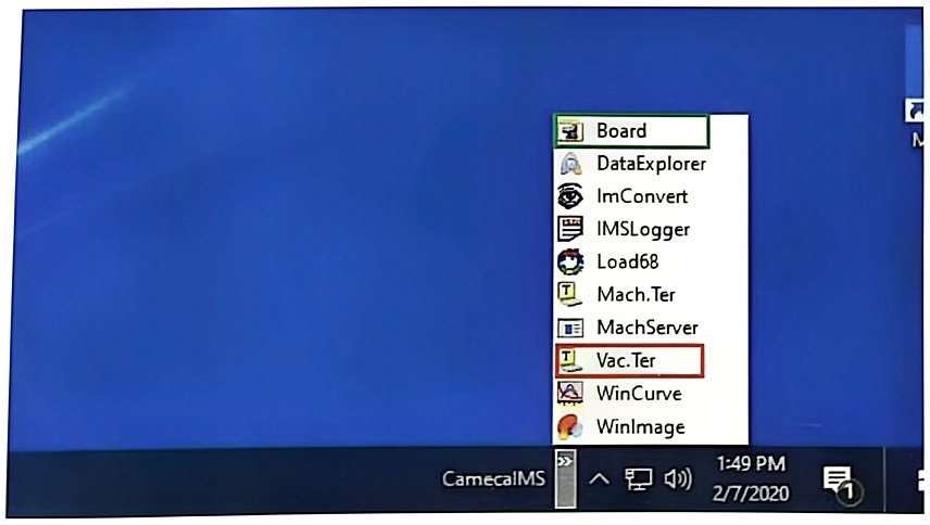 Mach.Ter⇒Power PC
vac.Ter⇒Vacuum.