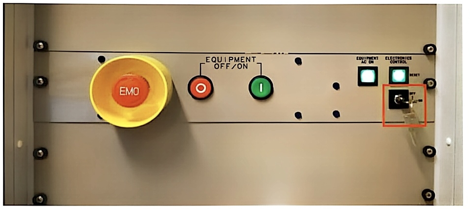 EMO/Electronic key/RESET strip
