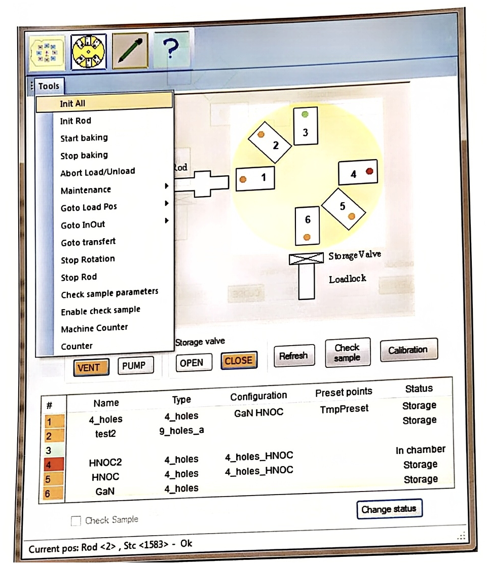 Tools menu
