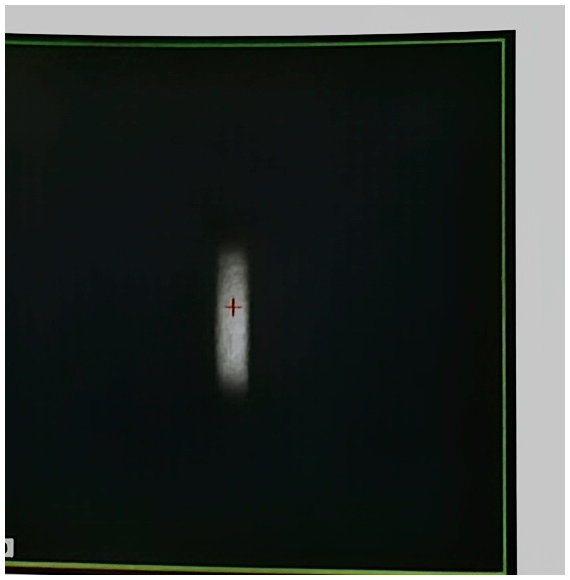 The exit slit edge is blurring => LPR1 value is not correct