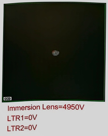 Immersion Lens=4950V, LTR1=0V, LTR2=0V