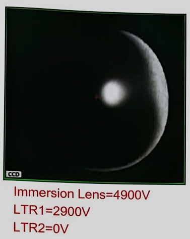 Immersion Lens=4900V, LTR1=2900V, LTR2=0V