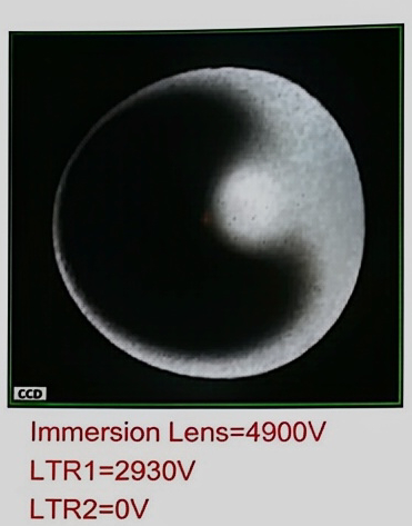 Immersion Lens=4900V, LTR1=2930V, LTR2=0V